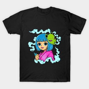 vaping girl v2 T-Shirt